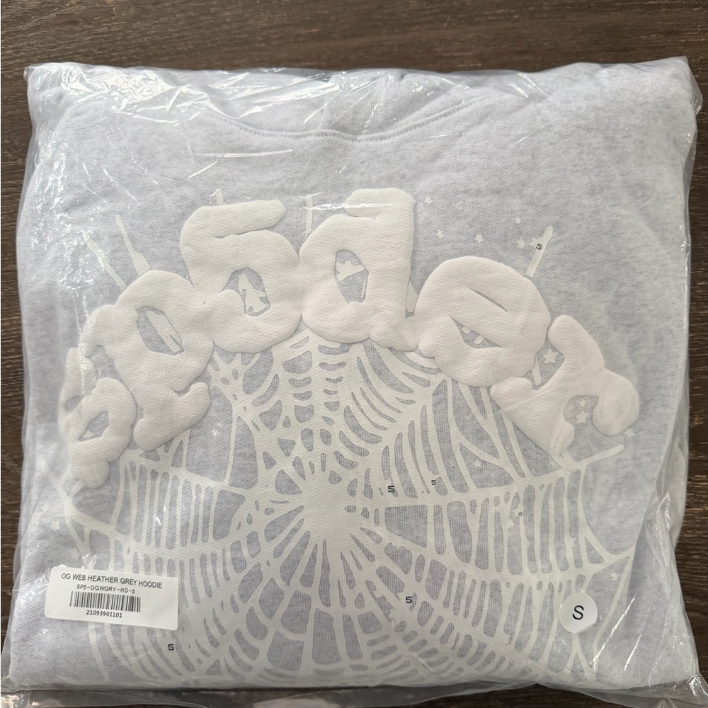 Sp5der Grey Hoodie